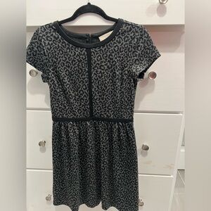 EUC leopard print LOFT dress